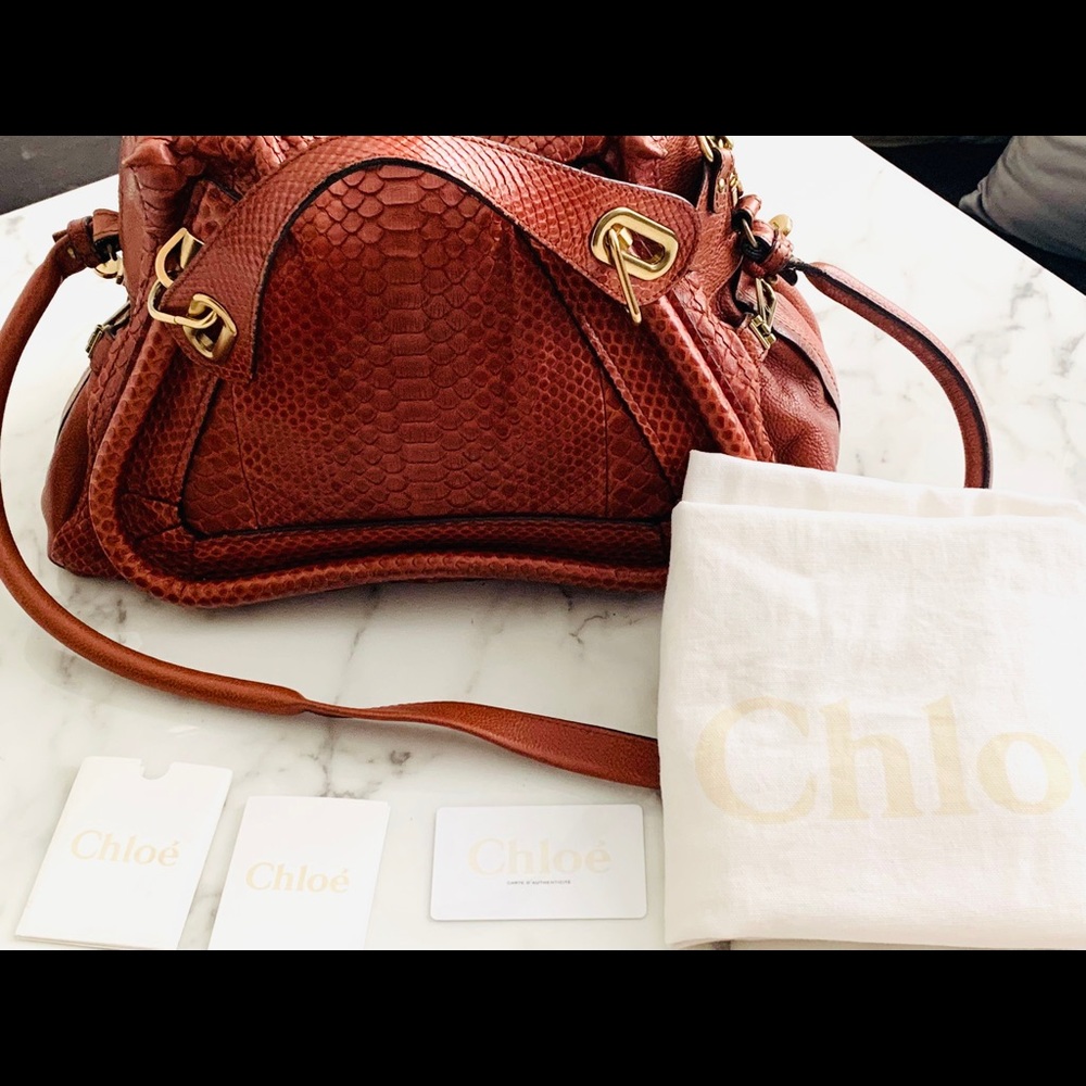 Chloe Python bag - Picture 5 of 7